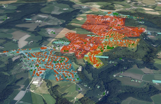 komunale waermeplanung map