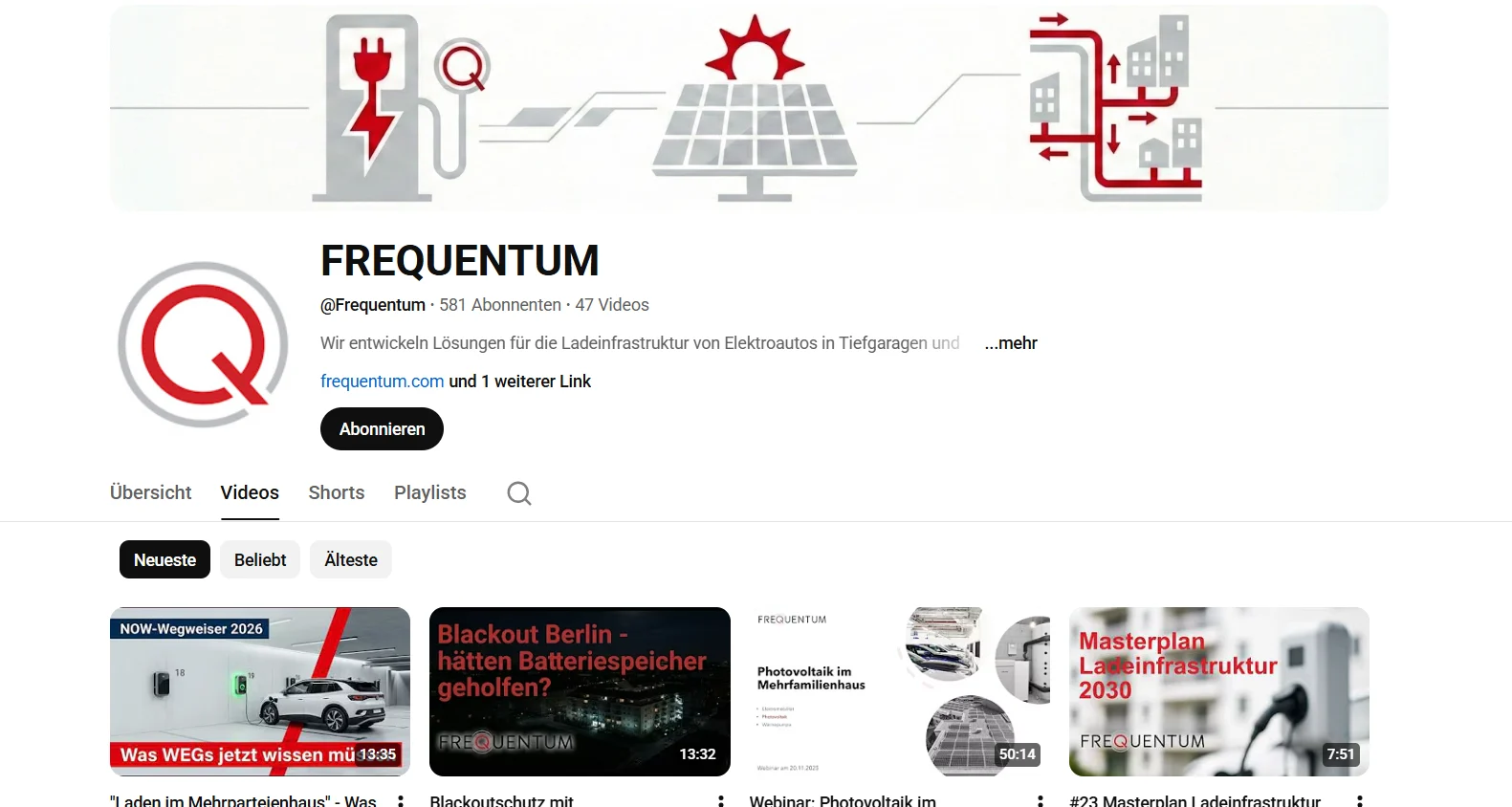 Frequentum YouTube